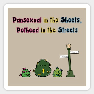 Pansexual Pothead Streets Magnet